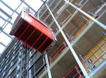 Strong Flexibility Construction Site Elevator Anti - Corrosion Low Mechanical