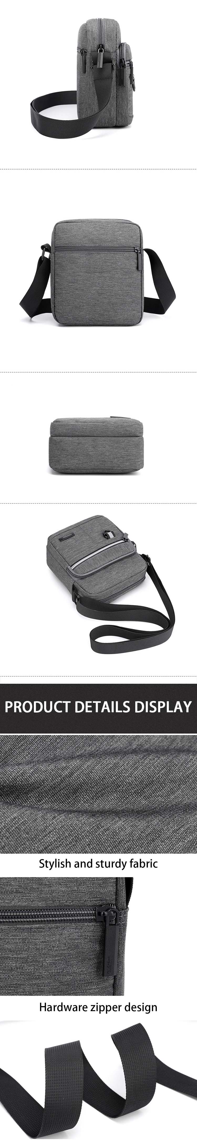 OEM ODM Nylon Mens Designer Shoulder Bags Messenger Bag For Travel Outdoors