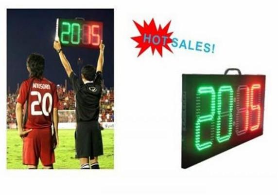 Buy cheap Digital Number 2 Color LED Soccer Substitution Board 2 Side IP62 Light Weight from wholesalers