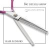 Buy cheap Slim Colourful Professional Hair Thinning Shears Pink Painted High Precision from wholesalers