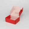 Buy cheap Red Foldable Corrugated Mailing Packaging Box For Cosmetic from wholesalers