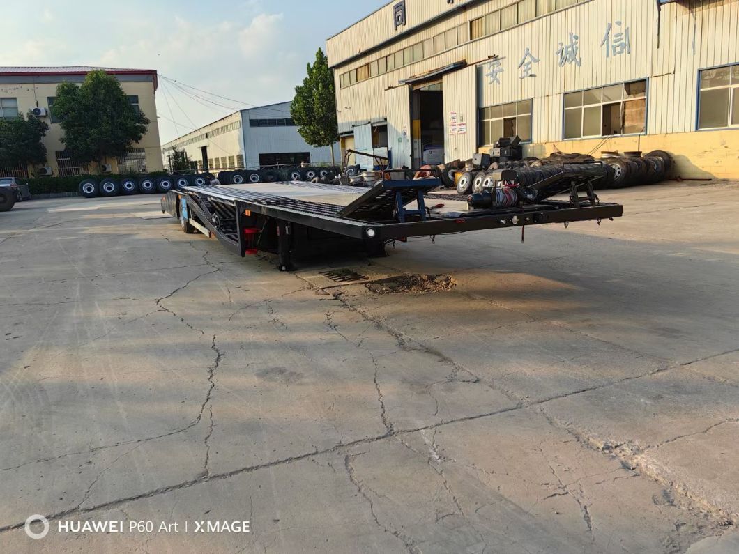 Single-Axle Pickup Truck Transport Semi-Trailer 4 Car Carrier Trailers