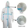 Buy cheap 175*140cm Hooded Protective Clothing En14126 White Waterproof Suits with CE Certificate from wholesalers