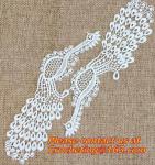 Embroidery Lace Collar Applique Neckline Lace Crochet Flower Motif Patchwork