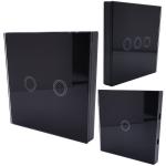 EU/UK Standard Remote Control Switches 1 gang Crystal Glass Switch Panel,Remote