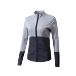 Full Zip Slim Football Training Tracksuits Stand Collar Colour Block Coat Women