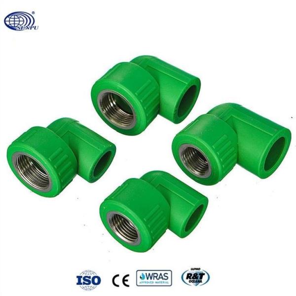Buy cheap Green Color Injection Mold Socket Pipe Accessories With Brass Insert from wholesalers