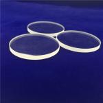 1-20mm Round Transparent Quartz Glass Plate Transparent Uv quartz plate For