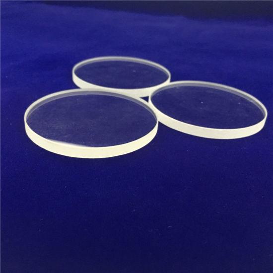 1-20mm Round Transparent Quartz Glass Plate Transparent Uv quartz plate For