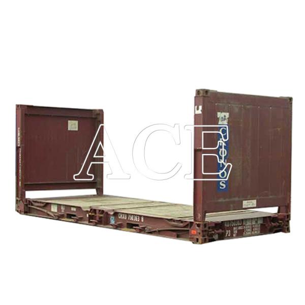 Buy cheap Corten Steel 20ft 40ft Used Flat Rack Containers Second Hand Floor Plywood or Steel from wholesalers