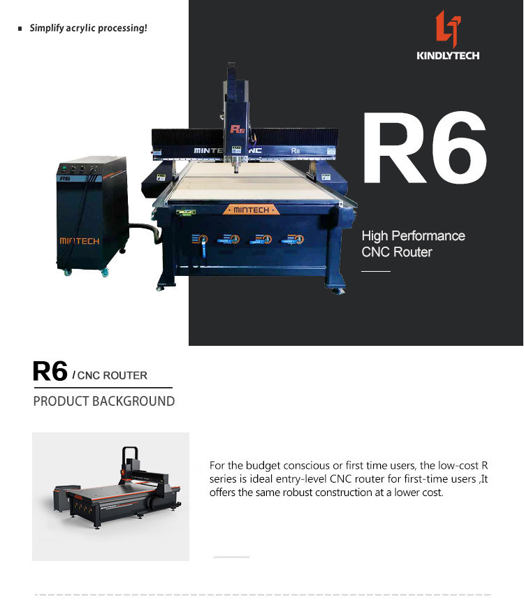 130x250cm 5500w CNC Wood Router Machine For Aluminum Cutting
