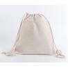 Buy cheap Pure Natural Calico Sports Drawstring Backpacks With Logo Print Wash In The Water from wholesalers