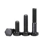 High Strength DIN933 Carbon Steel Hexagon Bolt with Oxidation Blackened Outer