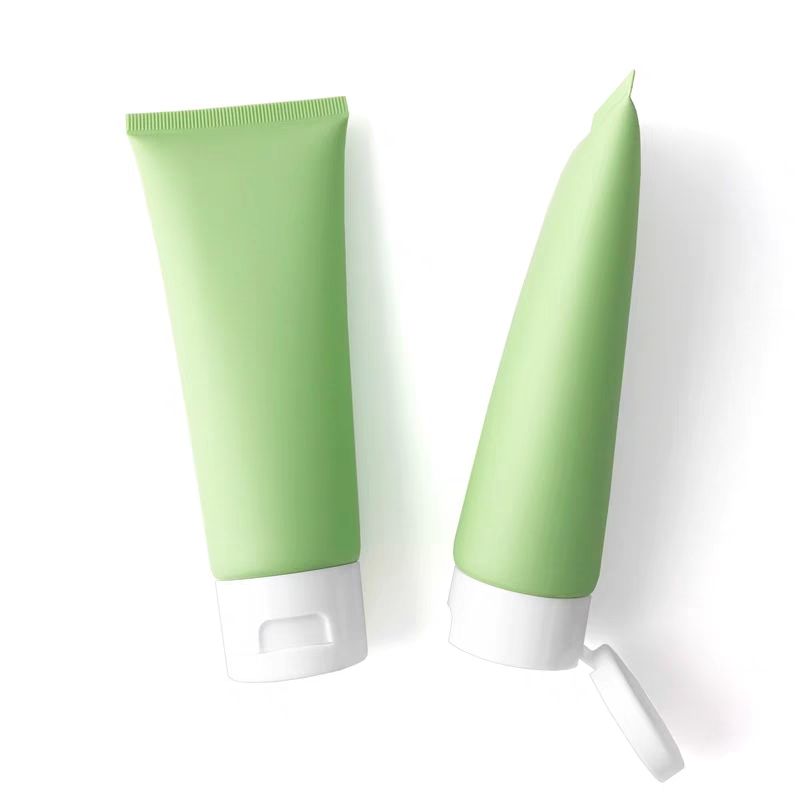 Facial Cleanser Cream 50ml Empty Soft Tubes With Open Ended Cosmetic Tube