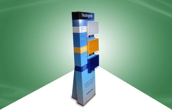 Buy cheap Eye Catching Point Of Purchase Pop Cardboard Display Stand For Neutrogena Cosmetics from wholesalers