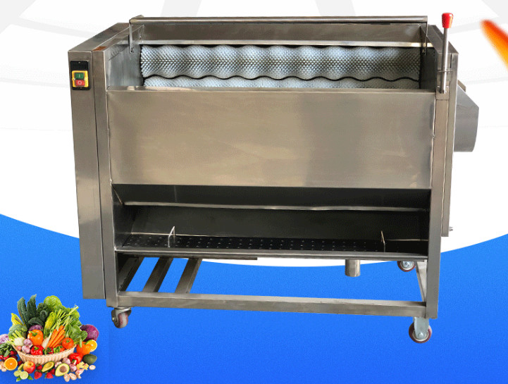 Dust Remove SS304 Potato Peeling Cylindrical Roller Brush