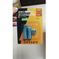 Buy cheap 1000mAh Lithium Ion Rechargeable Battery AA 1200 Times Cycle Life Eco - Friendly product