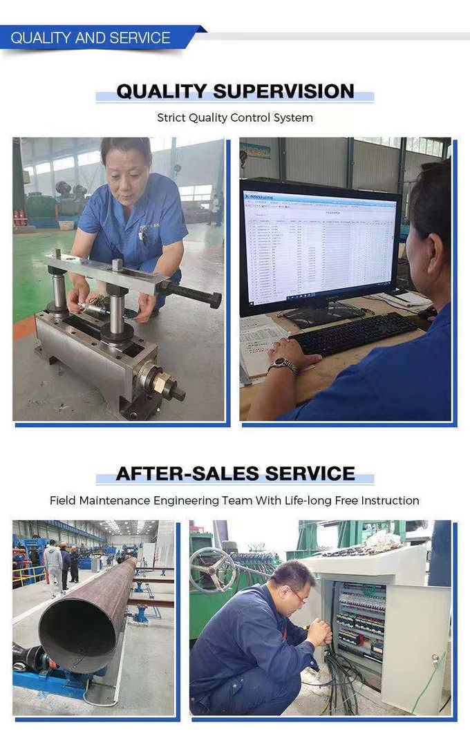 1.0-2.0MM Thick 10m/Min Square Stainless Steel Tube Mill Vertical Shaft