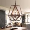 Buy cheap Rustic farmhouse cage chandelier for indoor lamp fixtures (WH-CI-82) from wholesalers