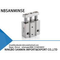 Buy cheap Double Acting Miniature Guided Pneumatic Cylinder 50 - 500 mm / s Piston Speed product