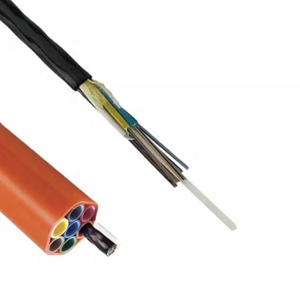 Buy cheap Outdoor Duct Air Blown Fiber Cable 12 - 144 Core HDPE Microduct Fiber Cable from wholesalers