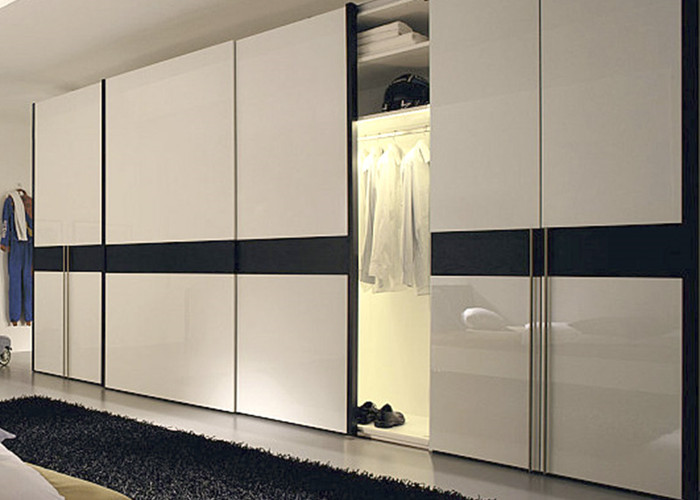 PRIMA Home Bedroom Closets And Wardrobes Hinged Door With Mirror , 600mm Deep