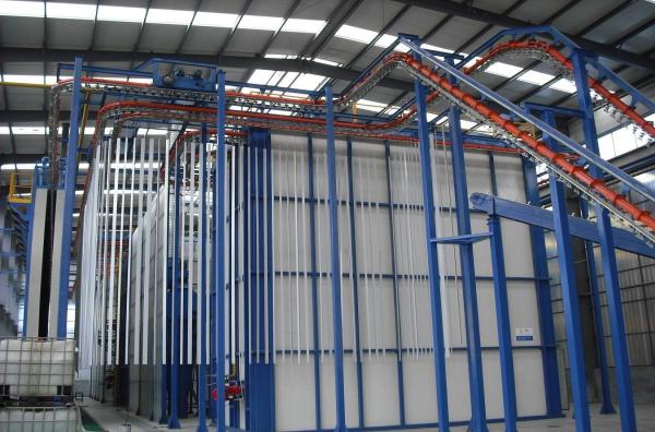 Buy cheap Automated Industrial Powder Coating Line Vertical Aluminium Profile from wholesalers