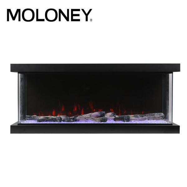 Buy cheap 1300mm Multi Sided Electric Fireplace Remote Control Removable Glass from wholesalers