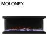 Buy cheap 100cm 3 Side View Pure Electric Fireplace Without Heat Decoration Dining Room from wholesalers