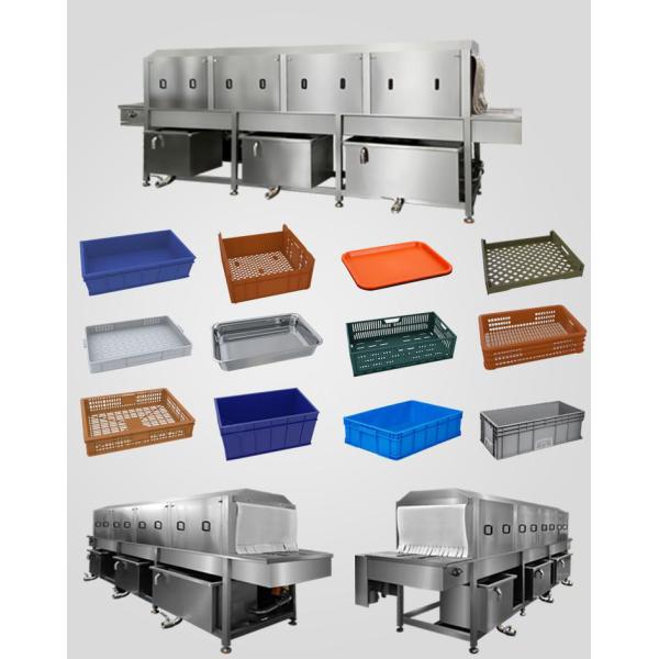 Stainless Steel Chicken Basket Washer Machine 2000Pcs/H