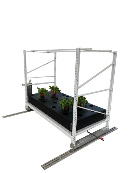 Buy cheap 2ft*12ft Hydroponic Growing Rack Aeroponic Growing System With Cloner Bucket from wholesalers