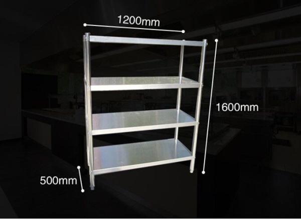 Buy cheap Anti - Rust Steel Storage Shelves , Kitchen Ladder Type Warehouse Storage Rack With Adjustable Legs from wholesalers
