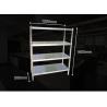 Buy cheap Anti - Rust Steel Storage Shelves , Kitchen Ladder Type Warehouse Storage Rack With Adjustable Legs from wholesalers