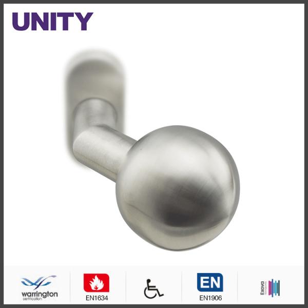 Buy cheap Stainless Steel Fire Door Lever Handle EN1906 and EN1634 Satin Finish from wholesalers