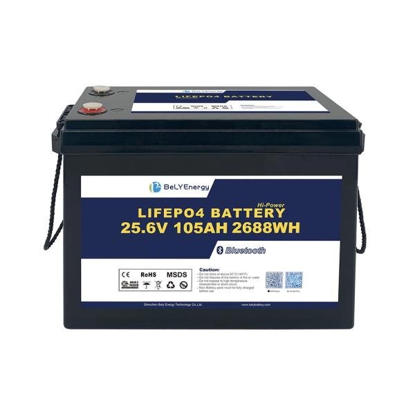 Safe Reliable Lifepo4 24V 105AH Battery For Energy Storage Solar Power System