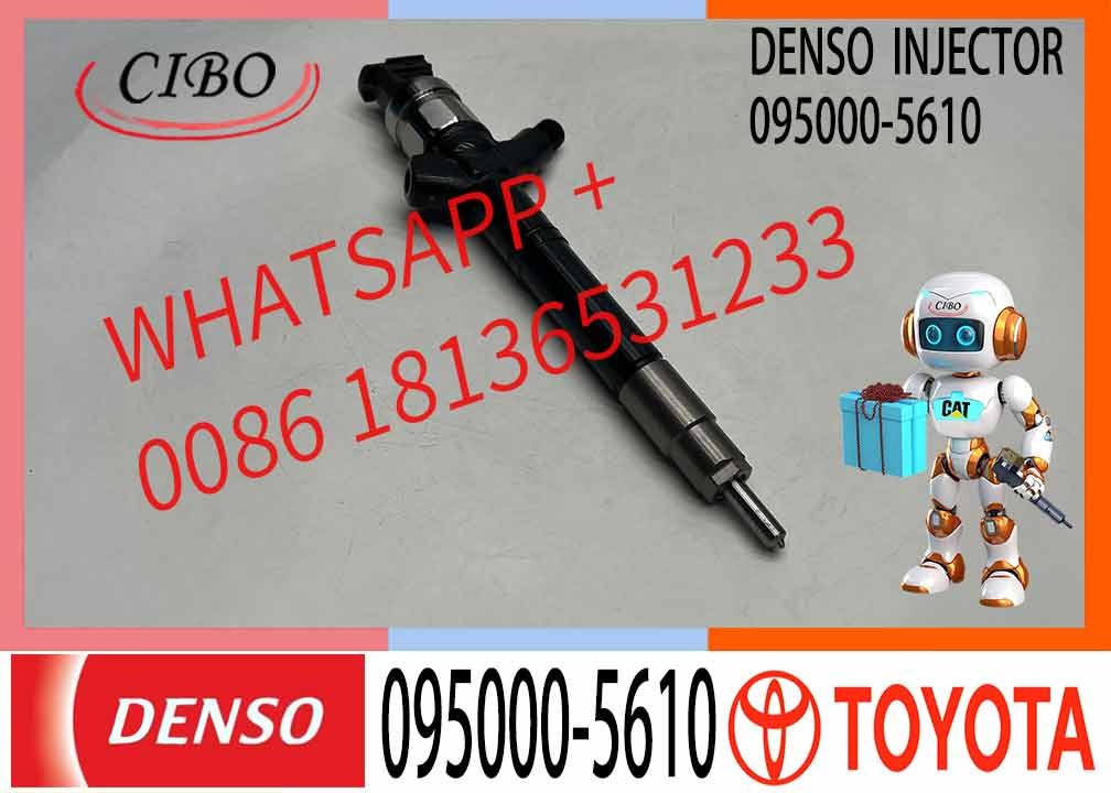 Denso Common Rail 095000-5610 Diesel Injector For Denso 23670-0R160 23670-0R010 Toyota Avensis Corolla 2.2 D 2AD-FTV