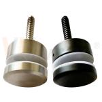 Hairline Black Satin M10 Advertising Screw AISI 304 316 Stainless Steel Standoff