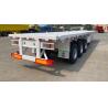Buy cheap Tri Axle Container Semi Truck And Flatbed Trailer 50T from wholesalers