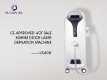 Permanent 808nm Commercial Laser Hair Removal Machine 56x40x108cm Size