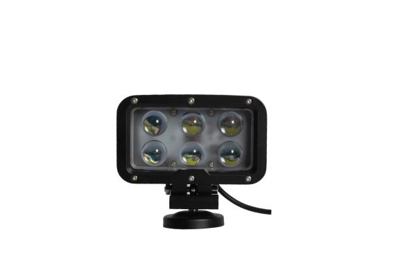 Buy cheap 60W Rectangle high power with 6pcs*10w high intensity CREE LEDs for car truck off-road LED work running light from wholesalers
