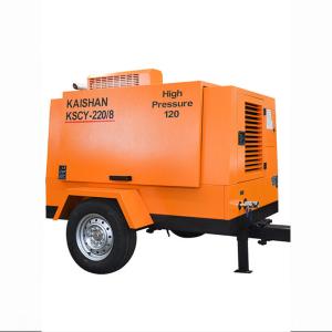 Wholesale Air Discharge 220cfm 8bar Portable Air Compressor Gtl Power from china suppliers