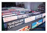 High Resolution 5 mm LED Taxi Top Advertising Aluminum MBI5020 Drive IC