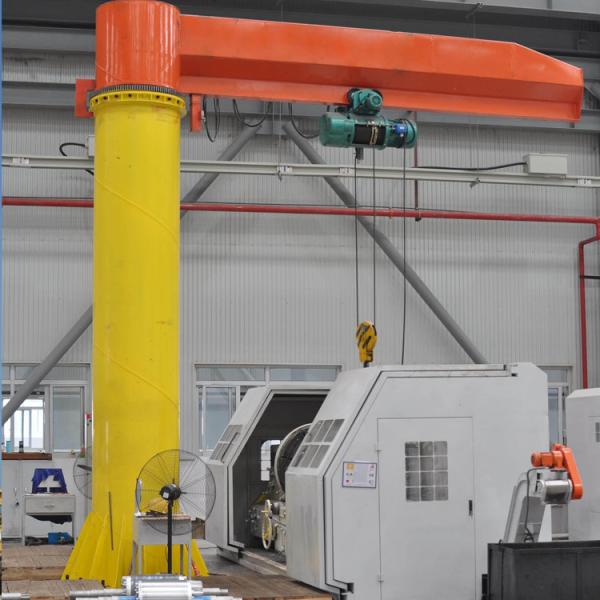 Buy cheap Freestanding 4m Lifting Height Jib Crane with 0.5m/s Lifting Speed from wholesalers