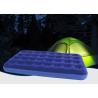 Buy cheap PVC Double Flocked Airbed 191x137x22cm Twin Bed Air Mattress 300kg max from wholesalers