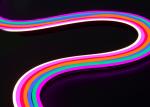 Full Silicone Dome SMD LED Neon Flex Strip Light , Golden Yellow Pink Lemon