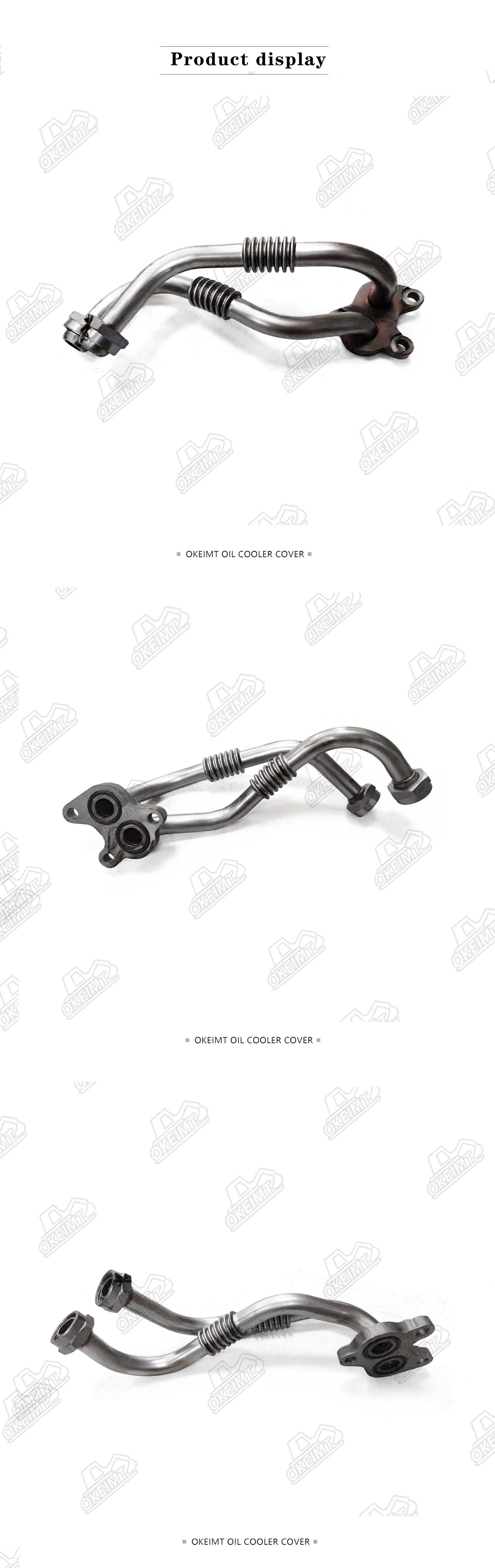 Aluminum Die Casting Oil Connecting Pipe 4M40 for Small Engine Parts