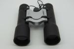 Black 12x32 Compact Folding Binoculars , Compact Sports Binoculars With Neck