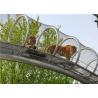 Buy cheap 1.5mm Knotted Stainless Steel Cable Rope / Flexible Hand Woven Zoo Wire Mesh 316L from wholesalers