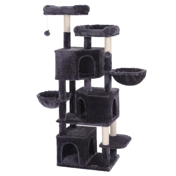 Buy cheap Tall Skinny Simple Songmics Cat Tree Platform 55X40X164 Cm Particle Board Material from wholesalers