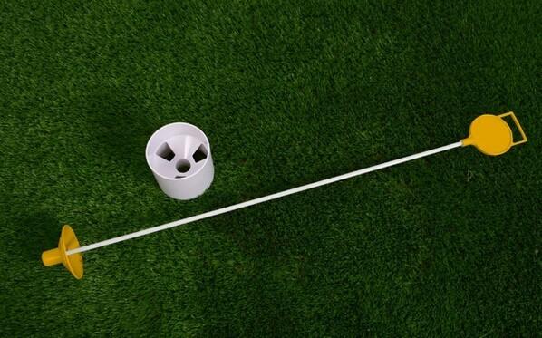Buy cheap Hole golf green cup green flag flagpole Golf hole golf greens from wholesalers